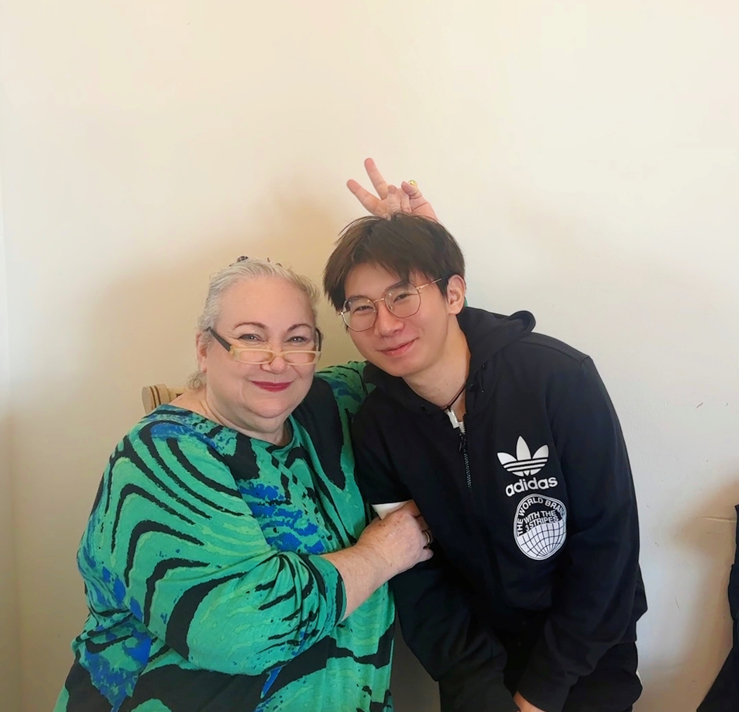 与Cherly Studer合影1